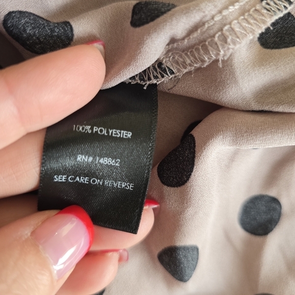 Torrid Georgette Bow Tie Blouse Women's Size 2X. - Picture 5 of 7